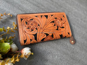 กระเป๋าคลัทช์ของผู้หญิงหลายใบใช้มือแกะสลักมือกระเป๋าคลัทช์หนังแท้ชุดงานปาร์ตี้คลัทช์หนังแฮนด์เมด - Product Image 4