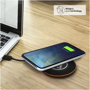 Stazione di Ricarica Wireless W13 Personalizzata per Regali Promozionali e Aziendali - Product Image 2