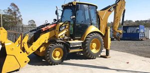 Chargeuse-pelleteuse d'occasion Caterpillar 420E 420F 45 tonnes Charge nominale Pompe hydraulique HYDAC Moteur Yunnei Modèle 2020 Noyau d'engrenage à bas prix - Product Image 2