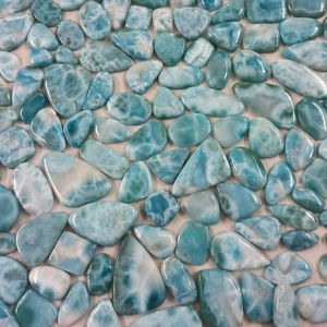 Larimar natural cabujón mezclado de alta calidad azul Larimar joyería de gran tamaño Larimar - Product Image 5