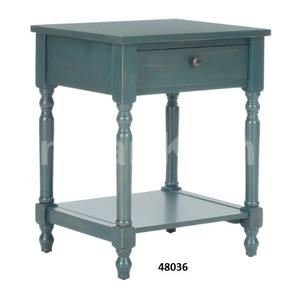 Mesa auxiliar redonda de mármol sólido marrón superior y acero inoxidable negro con pulido a mano para el hogar, sala de estar y oficina - Product Image 6