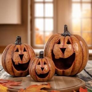 Support de citrouille en bois pur pour afficher des mini citrouilles et des compositions florales d'automne sur une table à manger ou à café - Product Image 2