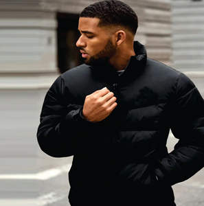 Chaqueta de invierno hinchada Unisex de alta calidad para hombre, chaquetas largas acolchadas de último estilo, chaquetas acolchadas transpirables de alta calidad para hombre - Product Image 2