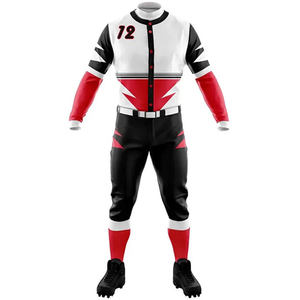 Uniforme de béisbol para partidos, transpirable, económico, de alta calidad, cómodo, con los mejores diseños. - Product Image 1