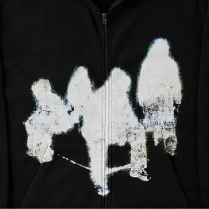 Sweat à capuche vintage pour homme, respirant et à séchage rapide, avec broderie appliquée effet vieilli - 100% coton, mode printemps, logo et couleur personnalisables - Product Image 4