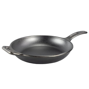 Large <b>Steak</b> Commercial Gas Deep Non Stick <b>Cast</b> <b>Iron</b> Serving Skillet <b>Cast</b> <b>Iron</b> <b>Frying</b> <b>Pan</b> Dual Handle - Product Image 5