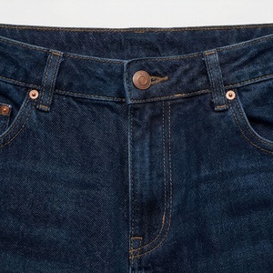 Pantalones Vaqueros de Mezclilla de Alta Calidad para Mujer, Ajustados, de Cintura Media, Elásticos, Tipo Lápiz, Servicio OEM ODM, Ropa de Calle de Moda - Product Image 4