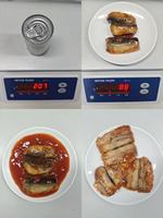 Sardines en conserve de qualité supérieure en sauce tomate 125g, riches en protéines, certifiées HALAL, OEM, marque privée, produits de la mer conservés