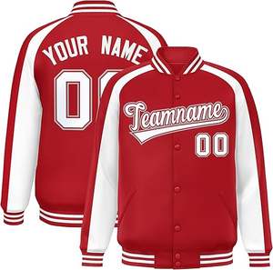 Wholesale Unisex Fashion Baseball Jacket Custom Design Warm <b>Polyester</b> Lining Chenille Embroidery Varsity Jacket - Product Image 5