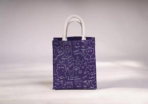 ถุงผ้าลินินใส่ของขวัญทำโลโก้ได้ตามต้องการ - Product Image 6