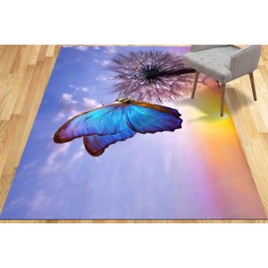 Alfombras de Animales, Alfombra Adorable, Alfombras para Dormitorio, Alfombras con Diseño de Atardecer, Alfombra Estampada, Alfombra de Chenilla - Product Image 2