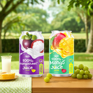 Boisson au mangoustan et à la vitamine C 330 ml, boisson aux fruits tropicaux, approvisionnement en gros, marque privée, usine certifiée HACCP, qualité export - Product Image 2