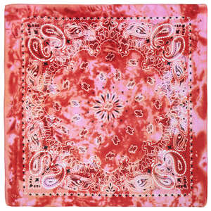 Bandanas carrés en polyester recyclé à imprimé personnalisé hip-hop, dégradé tie-dye, paisley, en gros - Product Image 5