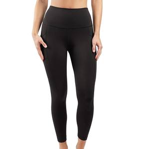 Leggings pour femmes à logo personnalisé très demandés, coton/bambou, taille mi-haute, tissu respirant, décontracté d'hiver, salle de sport, haute qualité, bas prix - Product Image 2