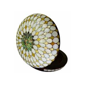 Boîte cadeau en nacre de luxe de haute qualité forme ronde pour cadeaux de vacances décor à la maison Vietnam boîtes de rangement en gros et bacs - Product Image 5