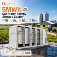 Conteneur BESS SunArk tout-en-un 1MWh 5MWh avec refroidissement liquide haute performance pour les fermes solaires à grande échelle