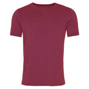 Camiseta Ajustada Color Granate, Algodón Suave, Ropa Casual para Hombre, Camiseta Lisa, Calidad Premium, Cómoda, Unisex, Personalizable con Logotipo OEM - Product Image 1