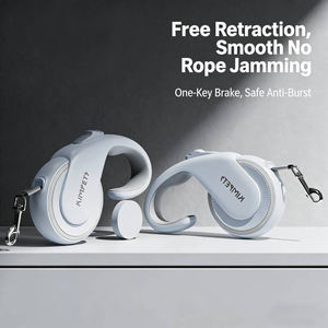 विस्फोट-प्रूफ प्रभाव पोर्टेबल कुत्ते लीश 3 मीटर 5 मीटर गैर-अटक स्वचालित रिट्रेटेबल लीश बाहरी कुत्ते पट्टा - Product Image 3