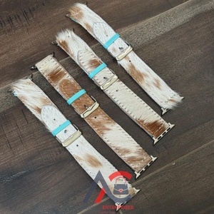 Correa de reloj de calidad superior Hair-On correa de reloj de pulsera de cuero de vaca gran oferta accesorios de pulsera de cuero genuino para Unisex - Product Image 1