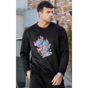 Sudadera de Cuello Redondo para Hombre con Logotipo Personalizado, Sudadera Lisa de Alta Calidad, OEM ODM, Sudadera Blanca al por Mayor - Product Image 1