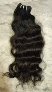 Cheveux humains vierges indiens naturels en vrac, doux et soyeux, Remy, cheveux tressés bruts non traités, alignement des cuticules - Product Image 3