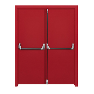 ประตูเหล็กดับเพลิงที่ทนทานผ่านการรับรองความปลอดภัยมีขนาดและสีที่กำหนดเอง - Product Image 3