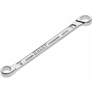 Llave de doble boca ergonómica Hazet de 12 puntos exteriores con cabezales desviados y perfil de tracción para un agarre cómodo - Product Image 3