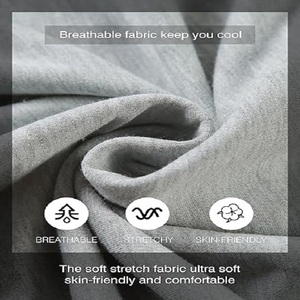 Conjunto Deportivo JMIERR de 2 Piezas para Hombre, Sudadera y Pantalones de Chándal de Algodón, Color Sólido Estampado, Ecológico, Antibacterial y Transpirable - Product Image 3