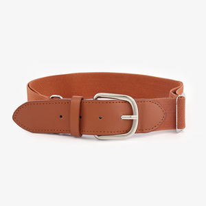 Vente en gros de ceinture de baseball élastique pour jeunes adultes ceinture de softball élastique ceinture en alliage de cuir PU - Product Image 4