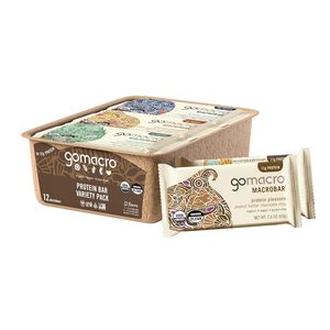 GoMacro MacroBar Organic Vegan Protein <b>Bars</b> - Protein Variety Pack (2.3-2.4 Ounce <b>Bars</b>, 12 Count) - Product Image 6