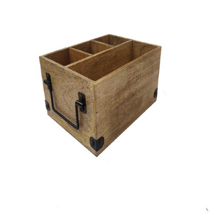 Soporte de madera para cucharas con estampado de flores, caja de soporte de la mejor calidad para cuchara, tenedor y cuchillo, soporte para cubiertos - Product Image 6