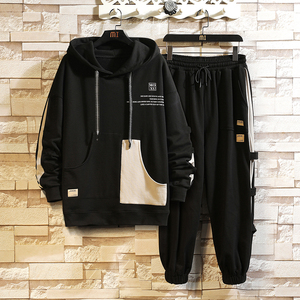 ชุดวอร์มเสื้อแจ็คเก็ตกางเกงคาร์โก้สำหรับผู้ชายผ้าโพลีเอสเตอร์100% - Product Image 2