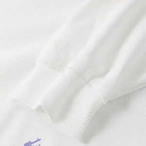 Sweat-shirt en coton imprimé pour femmes de haute qualité manches complètes conception coréenne couleurs personnalisées brodé tenue décontracté XS sweats à capuche - Product Image 6