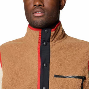 เสื้อสเวตเตอร์ขนแกะแขนกุดสำหรับผู้ชายไซส์ใหญ่พิเศษทำจากผ้าขนสัตว์เทียมระบายอากาศได้ดีมีสีตามสั่งสำหรับฤดูหนาว - Product Image 6