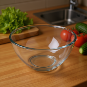 Bol à salade classique transparent en verre borosilicate 24 cm, polyvalent pour Pyrex 8046 181B000 - Product Image 3