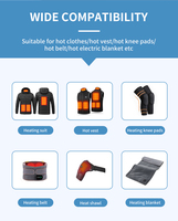Almohadilla para dormir calentada Pd22.5w Paquete de batería de carga rápida 10000mAh Banco de energía para calentar Manta Abrigo Winter Partner Hand Warmer