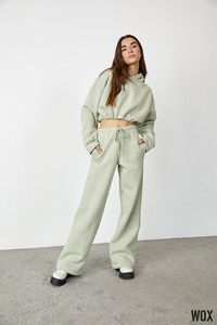 Survêtement surdimensionné 100% coton 2023, sweat-shirt deux pièces multicolore, court, revers à la cheville, Jogger de haute qualité, GSM personnalisé, article OEM - Product Image 6