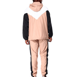 Survêtement coupe-vent respirant pour hommes, veste et pantalon de course en plein air, ensemble deux pièces, fournisseur de survêtement coupe-vent en gros - Product Image 2