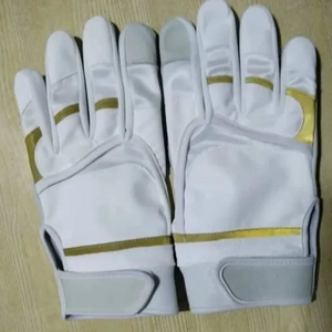 Gants de frappe de baseball en cuir véritable personnalisés, antidérapants, légers, pour jeunes et adultes, unisexes - Product Image 3