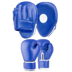 SUMROOS Gants de boxe en cuir 16oz avec logo personnalisé pour le Muay Thai Training Kickboxing Sparring Punching pour adulte - Product Image 3