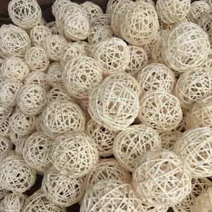 ลูกหวายทำด้วยมือของเวียดนาม \ ของตกแต่งหวายธรรมชาติสำหรับโรงแรมร้านกาแฟและพื้นที่ใช้สอย - Product Image 5