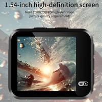 Mini caméra d'action fournisseur chinois, écran HD 1,54 pouces, 145 °   Caméra de sport étanche à prix avantageux avec support de casque grand angle IP67