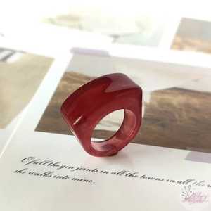 Wholesale Customized Best Quality Handcrafted High Polished Beautiful Colorful Fashion <b>Resin</b> <b>Ring</b> for Women From India - Product Image 3