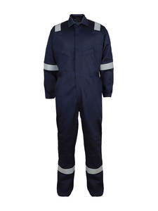 Overol de Trabajo Industrial de Algodón FRC, Uniforme de Trabajo, Overol de Seguridad Industrial con Reflector, Suministro de Fábrica - Product Image 2