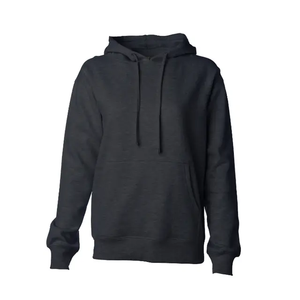 Sudadera con capucha bordada personalizada de fabricantes OEM para mujer, ropa informal Coreana de algodón para invierno con logotipo frontal - Product Image 4