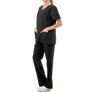 Verano Hospital Scrubs venta al por mayor personalizado estiramiento transpirable mujeres conjuntos enfermería Scrubs Uniformes De Hospital Scrubs uniformes conjuntos - Product Image 2