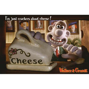 Tarjeta postal de Wallace y Gromit: La maldición del conejo hombre lobo, hecha de papel - Product Image 1