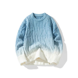 Sweat-shirt en molleton unisexe en coton vierge en gros, logo imprimé personnalisé, basiques en coton mélangé, sweat-shirt uni personnalisé à col rond pour hommes - Product Image 1