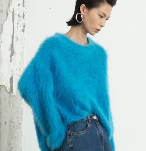 Áo len chui đầu Len cashmere dệt kim Mohair ngoại cỡ Áo len nam nữ Unisex - Product Image 6