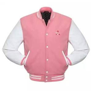 แจ็คเก็ตเบสบอลผ้าสแปนเด็กซ์ปักลายตามสั่งขายส่งสำหรับผู้หญิง ลายพิมพ์ดีไซน์ล่าสุด - Product Image 2